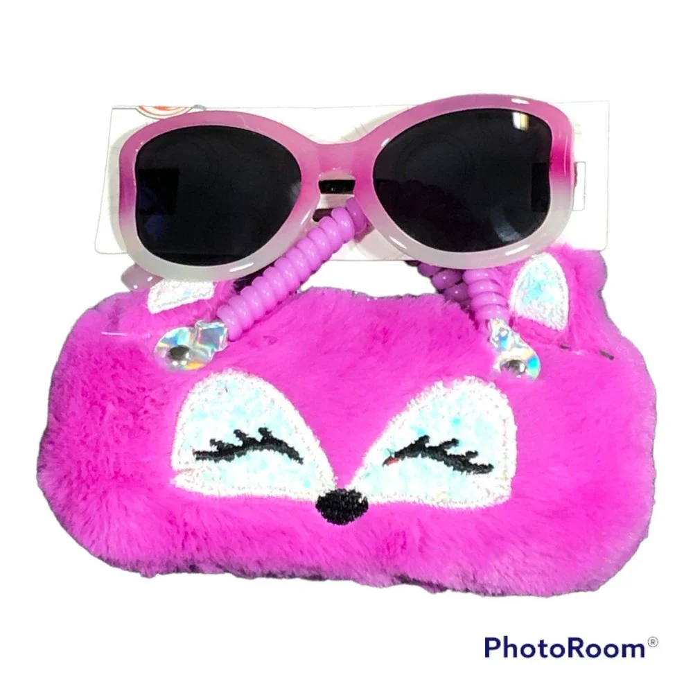 Girls' Sunglasses with Carrying Case